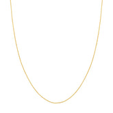 14k Yellow Gold Diamond Cut Cable Chain